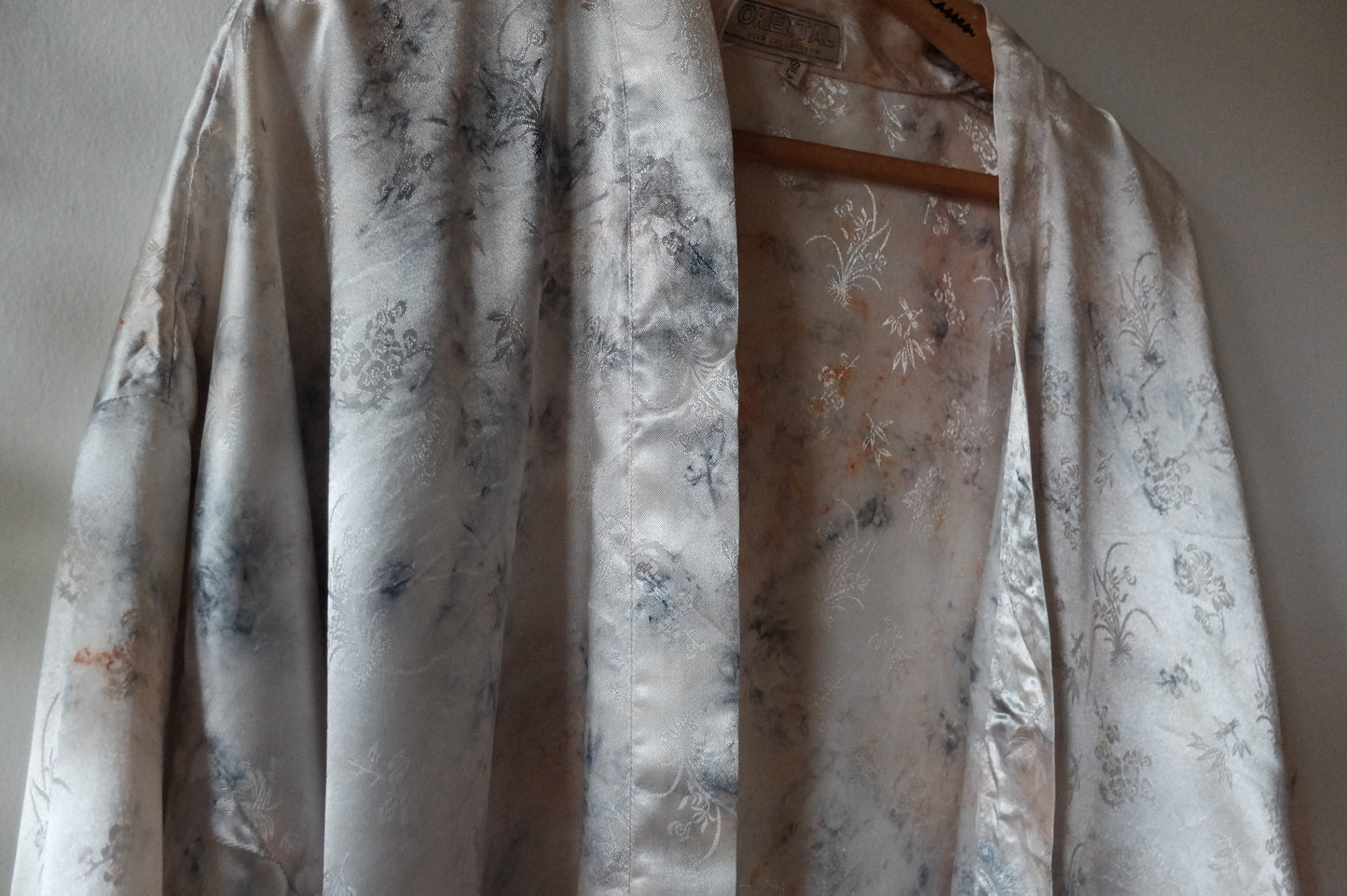 BUNDLE-DYED SILKE KIMONO