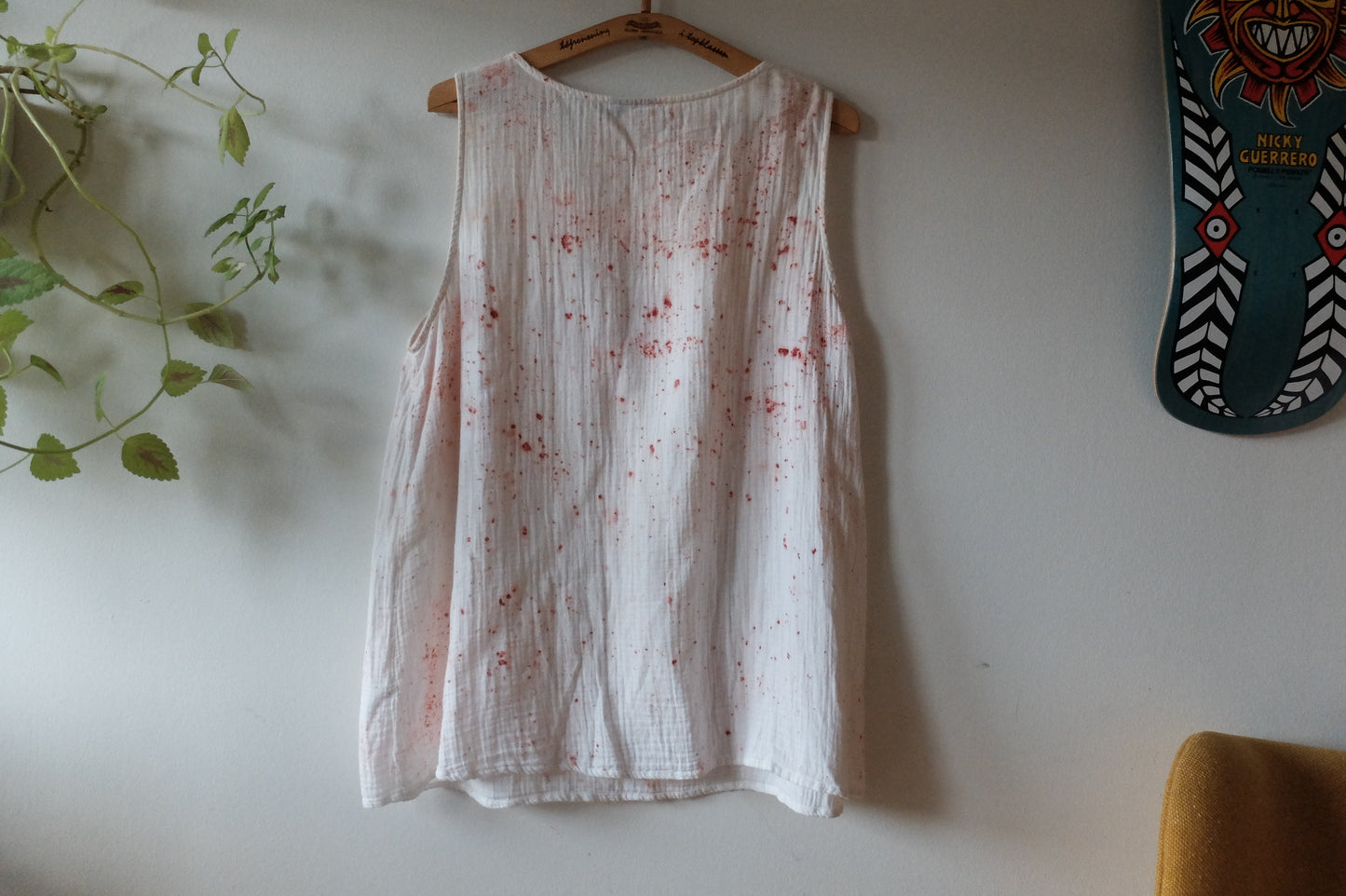 BUNDLE-DYED TOP I BOMULD